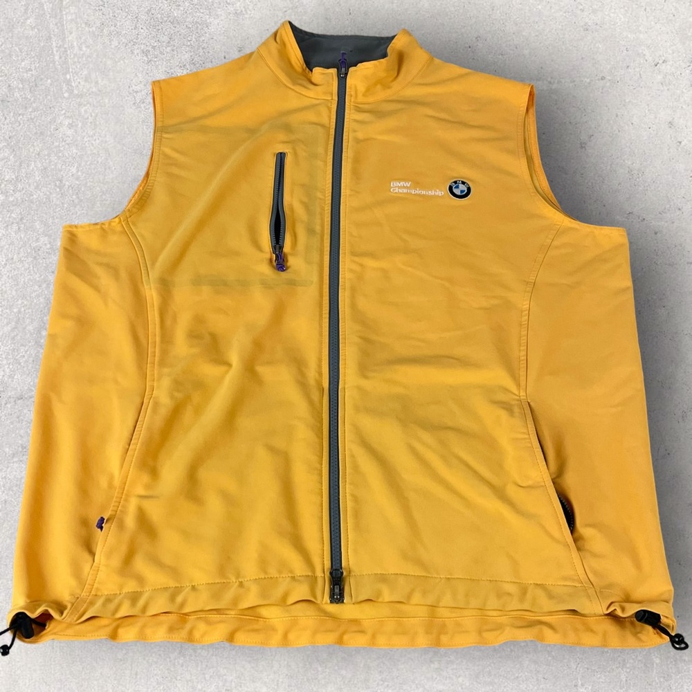 Peter Millar Vest Element 4 Full Zip Windblock Men’s Large BMW Championship B22